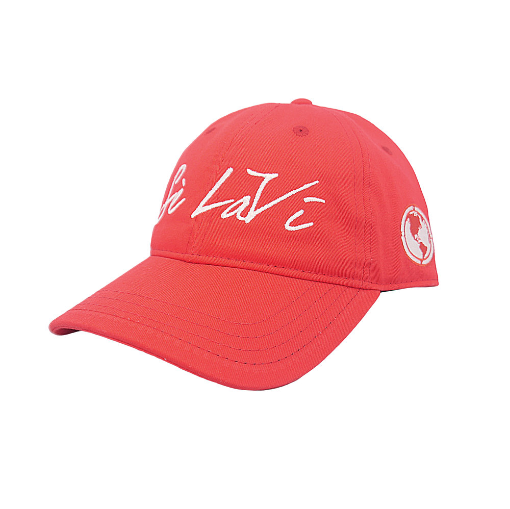 SeLavi World Dad Hat Red & White