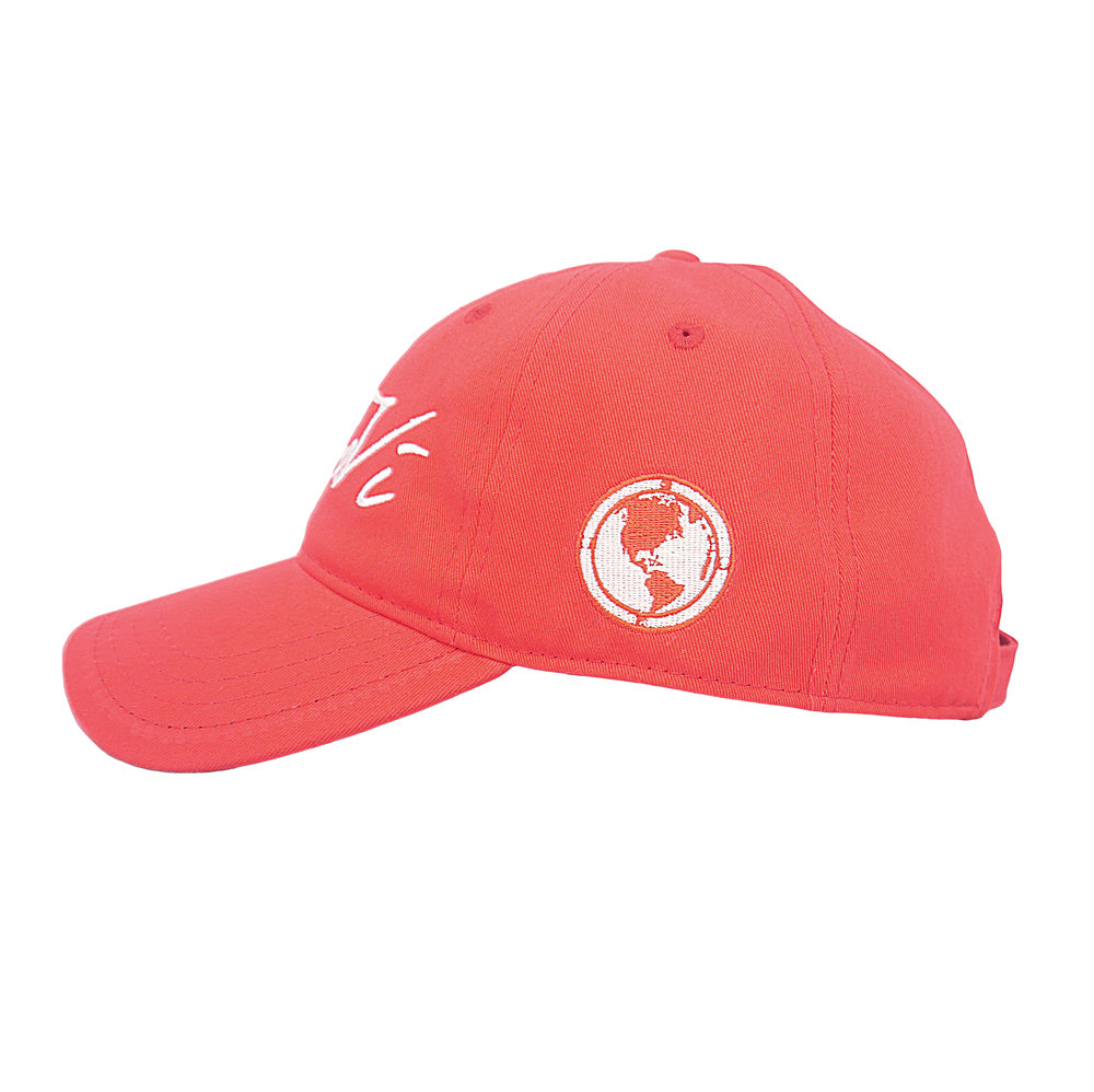 SeLavi World Dad Hat Red & White